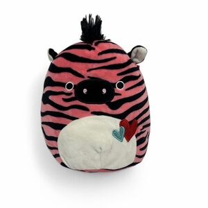 Squishmallow Jolie pink zebra 8”